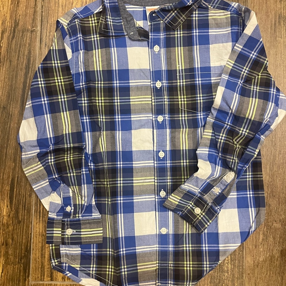 Gymboree Plaid Long Sleeve Button Down Shirt